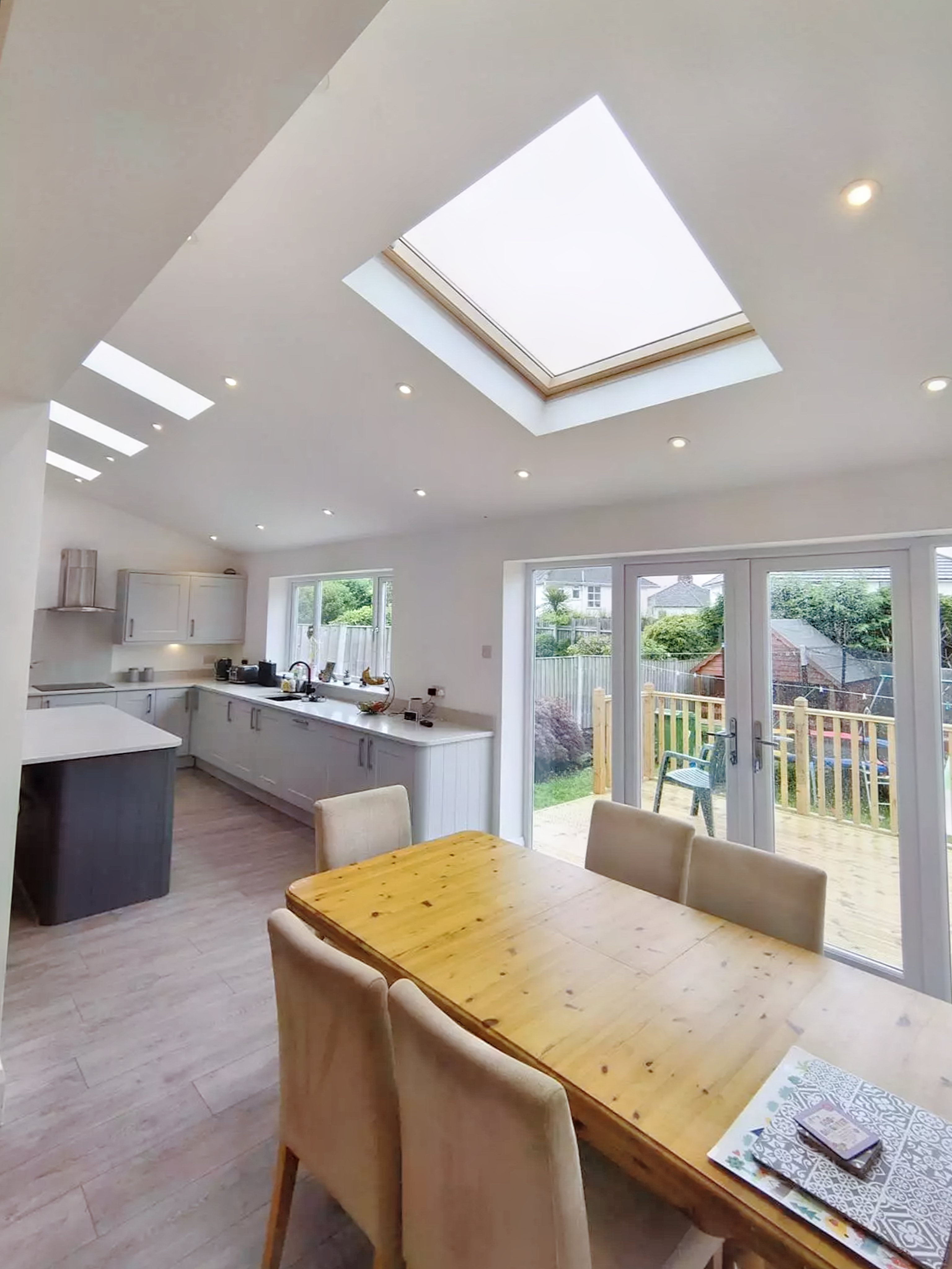 Finished home extension interior - Childwall Liverpool